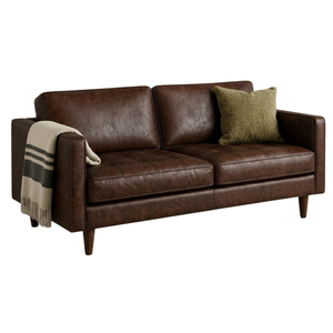 Sofá de 2 Plazas de Estilo Moderno de Mediados de Siglo, Sofá Minimalista de Alta Gama, Elegante, Cómodo y Acogedor, Muebles para Espacios Pequeños, Sofá de 2 Plazas - Product Image 1