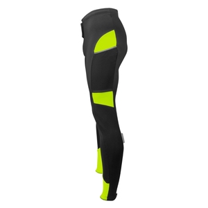 Pantalons de cyclisme à compression à séchage rapide pour hommes, collants de sport performants, leggings rembourrés, polyester/coton, longueur intégrale, taille élastique - Product Image 3