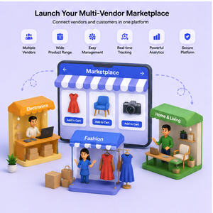 Solución integrada de mercado de múltiples proveedores Operaciones de proveedores Catálogo de productos Análisis Web móvil - Product Image 2