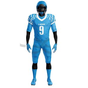 Material duradero fútbol americano sublimación diseño personalizado uniforme de fútbol americano al por mayor calidad única personalizada - Product Image 1