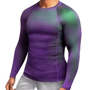 Nouveaux vêtements de sport légers et flexibles pour la musculation, manches longues, sublimation, anti-bactériens - Product Image 1
