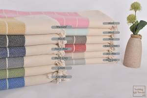 Paño de Cocina Personalizado de Algodón, 16x36 Pulgadas, Paño de Cocina a Rayas, Regalo de Boda, Regalo para Amigos - Product Image 2