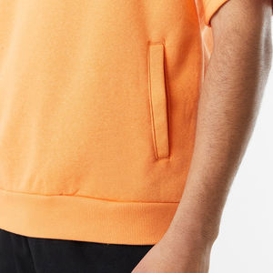 Sudadera con Capucha de Manga Corta para Hombre, 100% Algodón, con Forro Polar Transpirable, Invierno, 2 Piezas, Diseño Personalizable OEM, Superventas - Product Image 6