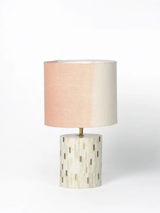 Lámpara de Mesa de Alta Gama con Incrustaciones de Hueso, Diseño Art Deco, 100% Hecha a Mano, Color Personalizado, Embalaje para Dormitorio, Fabricante - Product Image 6