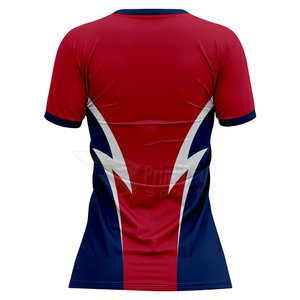 Factory Direct Sale Short Sleeves V-Neck Softball Shirts Sports Clothing V-Neck Softball Shirts - Product Image 4