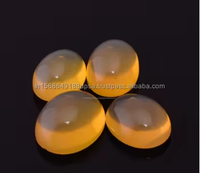 Opale de feu mexicaine naturelle, cabochon ovale lisse, pierre précieuse en vrac, 14x11mm à 17x14mm, effet chromatique, pour la fabrication de bijoux, fournisseur en gros