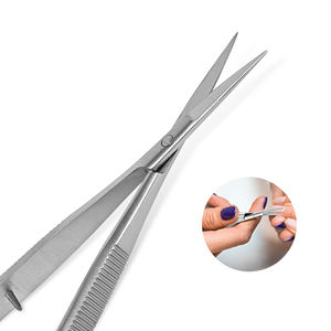 Tijeras de Manicura Curvas de Acero Inoxidable de Alta Calidad, Duraderas y Ecológicas, para el Cuidado de las Cutículas, Tijeras Afiladas para Arte de Uñas Stahlmann Pro - Product Image 3