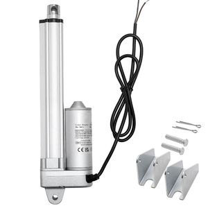 Attuatore Lineare 12V 6 Pollici IP65 Impermeabile 675lbs 3000N 0.2in/s con Staffe di Montaggio - Product Image 1