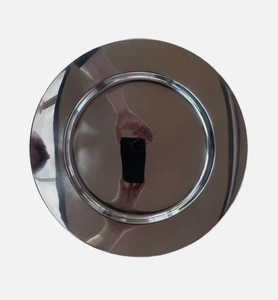 Round Stainless Steel <b>Mirror</b> <b>Tray</b> Luxury Polished Steel Display <b>Tray</b> Round Decorative Serving <b>Tray</b> Premium <b>Silver</b> Metal <b>Tray</b> - Product Image 3
