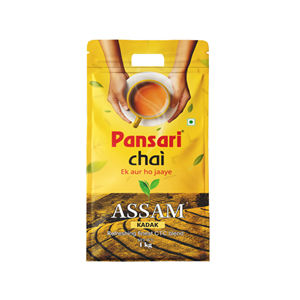 Thé noir Pansari Premium Assam Raw Health 1Kg, thé noir fort en vrac en boîte pour le chai au lait - Product Image 1