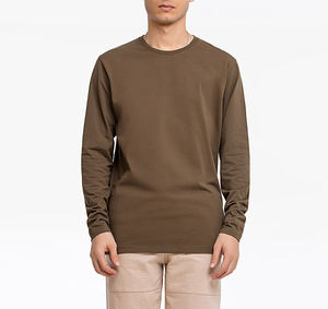 T-shirt d'été personnalisé, coupe ajustée, col rond, couleur unie, de qualité supérieure, tendance et à la mode, idéal pour le sport et la gym - Product Image 6