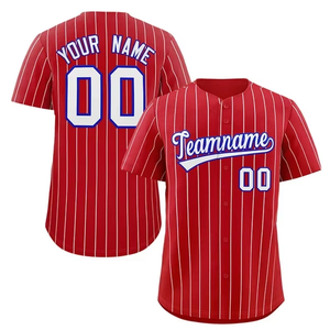 Hot Quality <b>Custom</b> Jersey Baseball <b>Softball</b> Sports Shirts Unisex Clothing Sublimated Embroidery Printed Breathable Quick Dry - Product Image 6