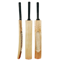 Bate de Cricket Ligero de Madera Ambidiestro para Jóvenes, Cosido a Mano, Personalizable, Set de Equipamiento para Partidos, Academias, Universidades y Equipos Universitarios