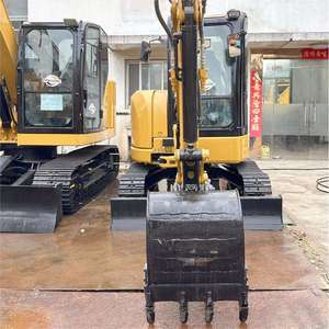 Mini-excavatrice sur chenilles CAT 304E CR d'occasion, 5 tonnes, excavatrice compacte à rayon de braquage court pour la construction - Product Image 2