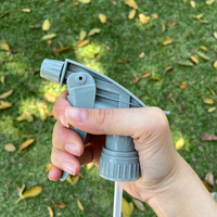 Bouteilles pulvérisatrices à gâchette en plastique ABS, buses de pulvérisation, Taiwan, bouchon argenté, résistant aux produits chimiques, pulvérisation ergonomique, accepte la brume