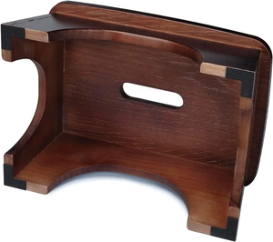 Repose-pieds en bois, marchepied pour enfants et adultes, marchepied en bois robuste, repose-pieds multifonctionnel pour cuisine, salle de bain, chambre à coucher - Product Image 2