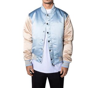 Chaqueta Varsity de Satén de Poliéster para Invierno, Chaqueta de Béisbol Personalizada con Nombre, Chaqueta Deportiva de Béisbol al por Mayor para Hombre - Product Image 3