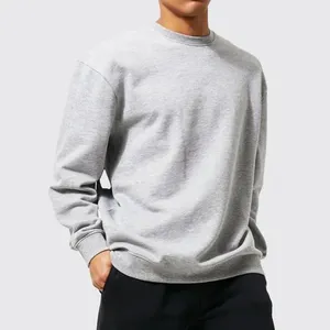 เสื้อสเวตเชิ้ตคอกลมผ้าฟลีซสำหรับผู้ชายและผู้หญิง ปี 2026 ขายส่ง ปักโลโก้ 3 มิติ ด้านหน้า ผ้าฝ้าย 100% มีกระเป๋า ป้องกันขนร่วง - Product Image 2