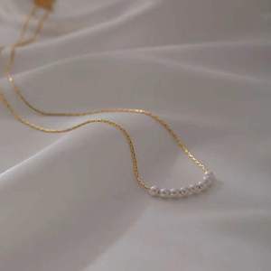 Collar de Perlas de Agua Dulce de Estilo Minimalista Coreano, Cadena de Clavícula Ligera de Lujo, Diseño Versátil de Alta Gama - Product Image 2