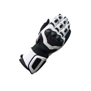 Gants de moto en cuir de haute qualité pour hommes avec un design moderne, qualité professionnelle, compatibles avec les écrans tactiles, prix abordable - Product Image 5