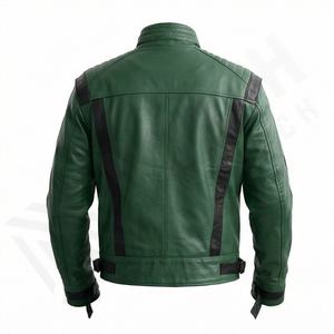Veste de moto en cuir véritable pour homme de qualité supérieure, nouvelle arrivée, vestes de moto d'hiver, protections amovibles, personnalisables - Product Image 2
