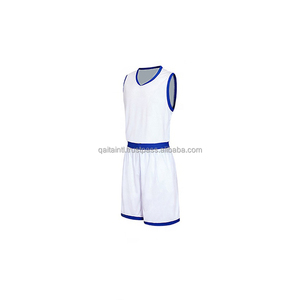 100% Polyester Basketball Wear Ensemble d'uniformes de basket-ball réversibles à séchage rapide Maillot de basket-ball respirant Uniformes personnalisés - Product Image 4