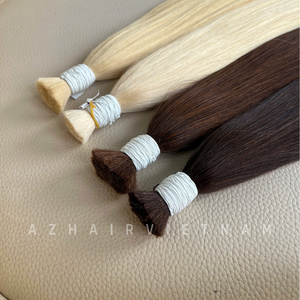 Extension de cheveux en vrac droite à partir de 100% cheveux humains bruts vietnamiens non transformés sans fibres synthétiques sans enchevêtrement expédition dans le monde entier - Product Image 2