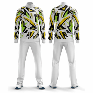 Conjunto Deportivo Estampado de Dos Piezas con Chaqueta y Pantalones con Diseño Gráfico, Tejido Transpirable para Entrenamiento, Running y Fitness - Product Image 4