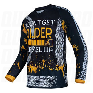 เสื้อเจอร์ซีย์มอเตอร์ไซค์วิบากแบบสั่งทำพิเศษสำหรับผู้ชาย แขนยาว MX ATV สำหรับแข่งรถออฟโรด พิมพ์ลายแบบซับลิเมชั่น แห้งเร็ว ระบายอากาศได้ดี สำหรับเล่นกีฬา - Product Image 3