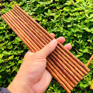 Superior <b>Reusable</b> Bamboo <b>Chopsticks</b> Polished Finish Natural Wood <b>Chopsticks</b> Eco-Conscious Dining Utensils - Product Image 3