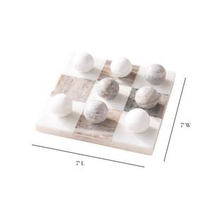 Trending Stone Marble Tic Tac Toe Board Handmade Decorative <b>Table</b> Game for Luxury Home Office <b>Coffee</b> <b>Table</b> Display Premium - Product Image 4