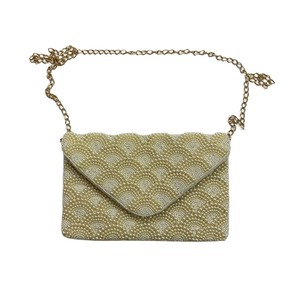 Pochettes à main perlées artisanales de qualité supérieure pour femmes, écologiques, légères, pour soirées, vendues par un fournisseur indien - Product Image 1