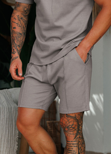 Shorts de sport d'été pour hommes en tissu éponge de coton, shorts de course personnalisés, shorts décontractés pour hommes - Product Image 3