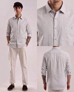 Camisa de Hombre de Lino y Algodón Orgánico, Ecológica y Cómoda - Product Image 2