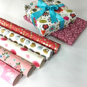 Factory High Quality Premium Eco-Friendly Recyclable Customized polka dot Gift <b>Wrapping</b> <b>Paper</b> Rolls and sheets - Product Image 6