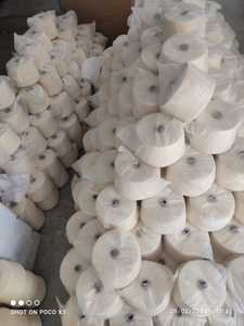 เส้นด้ายฝ้ายขนาดกะทัดรัดที่เหนือกว่า NE 30S/1นุ่มและทนทานเป็นมิตรต่อสิ่งแวดล้อมผ้าฝ้ายหวีเหมาะสำหรับการทอผ้าอย่างดี - Product Image 2