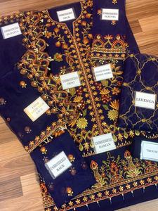 Robe de luxe en Organza indien, dernière édition de mariage, vente populaire, 2022 - Product Image 4