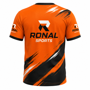 RONAL SPORTS T-shirt unisexe à manches longues en polyester respirant et à séchage rapide, imprimé par sublimation, idéal pour la moto en hiver - Product Image 2