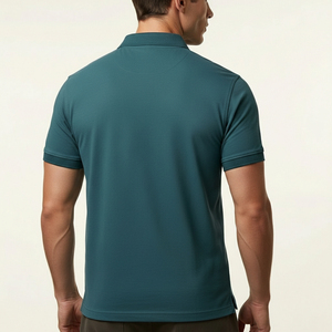 Chemise polo pour homme, dernier design, haute qualité, respirante, décontractée, tricotée, 100% coton, manches courtes, vente en gros - Product Image 3