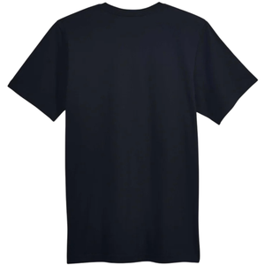 เสื้อยืดผู้ชายสีดำ น้ำหนักปานกลาง ผ้าฝ้ายพรีเมียม แขนสั้น สวมใส่สบาย ระบายอากาศได้ดี เสื้อลำลอง เสื้อเปล่า รับสั่งทำ - Product Image 2