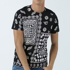 T-shirts pour adultes à col rond avec logo personnalisé, service OEM, t-shirts graphiques d'été pour hommes - Product Image 6
