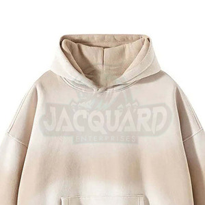 Sweat-shirt à capuche oversize vintage délavé en molleton épais 500 g/m² pour homme, coupe courte, effet délavé à l'acide, vente en gros - Product Image 5