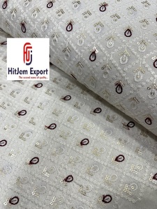 Tissu brodé 100 % coton, matière de qualité supérieure, idéal pour les designers français et l'exportation mondiale de la mode par Hitjem Export - Product Image 3