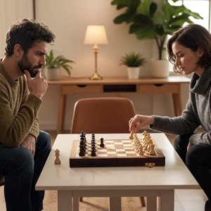 ILAHI's Eco-Friendly Rustic Polished Rectangle <b>Chess</b> <b>Board</b> Game 100% Handmade Pure Wood Animal/Love Style Customized Size <b>Chess</b> - Product Image 3