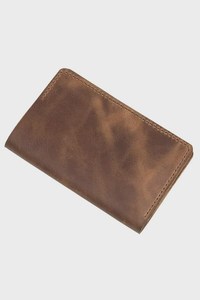 Porta Pasaportes Personalizado de Cuero Genuino, Ecológico, Unisex, con Bloqueo RFID, de Lujo, Modelo PTH-0101, Venta al Por Mayor - Product Image 1