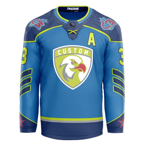 Vente en gros de sweats à capuche personnalisés à manches longues en polaire pour le hockey sur glace, tissu polyester, sublimation, sweats à capuche pour le hockey sur glace, uniforme de hockey, 280g - Product Image 2
