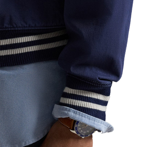 Premium Embroidered Heavyweight Canvas Zipper Front Track <b>Jacket</b> Men Vintage Americana OEM Custom Luxury Winter Workwear - Product Image 6