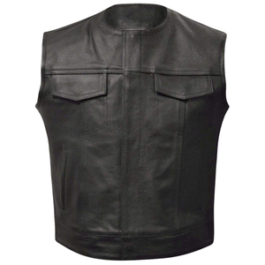 Casual Button <b>Lightweight</b> Breathable Zipper V-neck <b>Summer</b> Mens Iconic A1 <b>Jacket</b> Vest Worsted Fabrics - Product Image 2