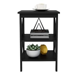 Oxford <b>Small</b> <b>Side</b> <b>Table</b> with Black MDF Material Legs for Living Room Furniture - Product Image 4