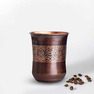 Vaso de Cobre Antiguo de 250 ml para Agua Potable, Precio al por Mayor, Personalizable para Hogar, Oficina y Uso en Exteriores, Radhe Enterprise - Product Image 6